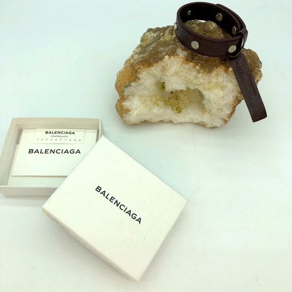 Balenciaga Leather Classic Sid Bracelet - Picture 2 of 10